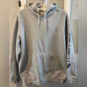 Carhartt Heather Gray Men's Hoodie Loose fit medium.